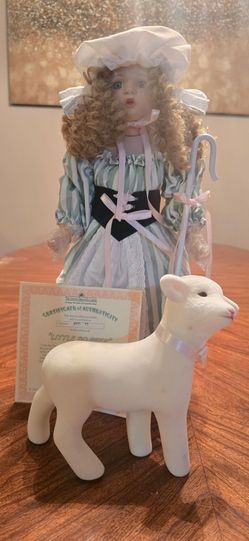 Porcelain Doll " Little Bo Peep"