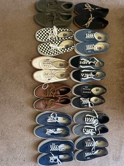 Vans, few models,  multiple colors, 10 1/2’s