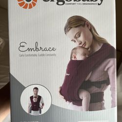 Ergobaby Embrace Burgundy Newborn Baby Carrier 