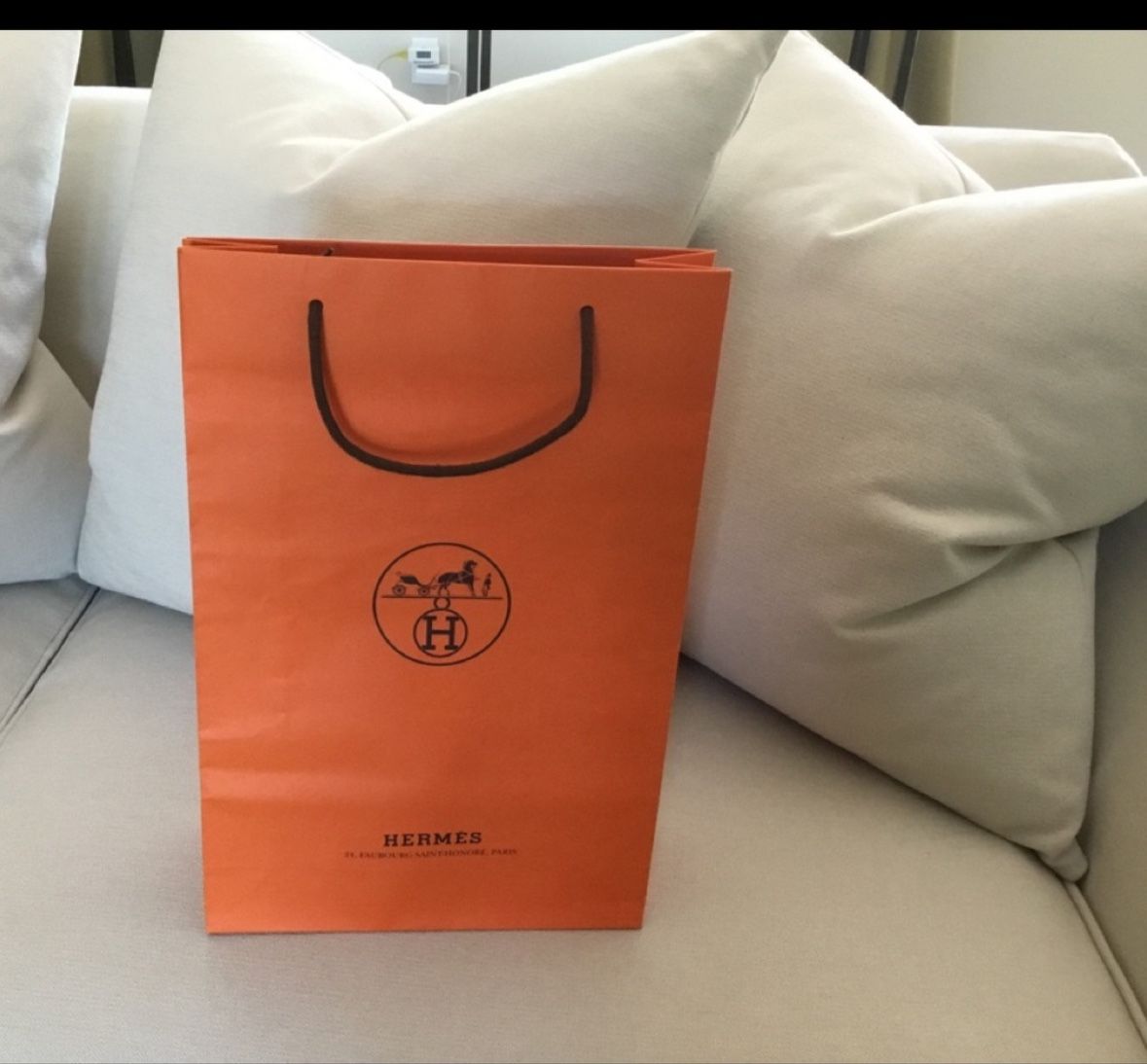 HERMES shopping Deluxe  Large bag  17”x11”