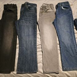 Lot Of Boys Size 8 Jeans