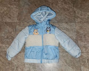 Bluey toddler winter jacket