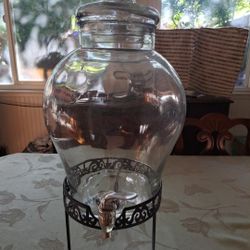 Glass Beverage Dispenser 