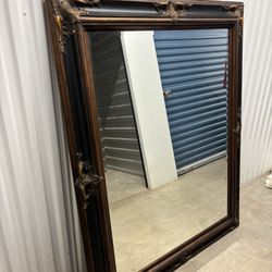 Black/Gold Wall Mirror