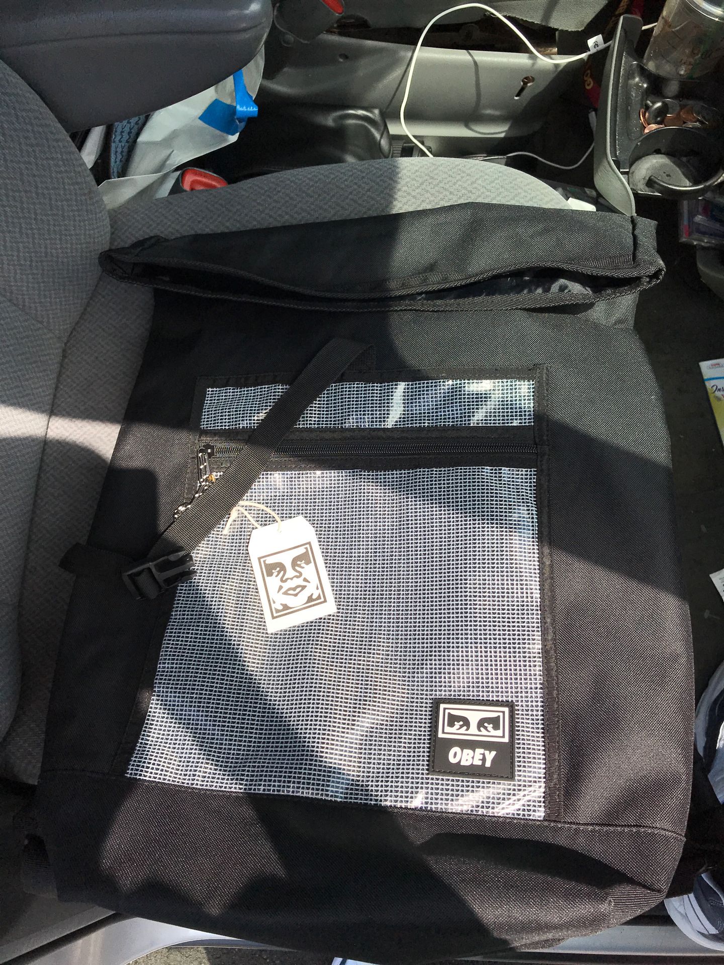 Obey Conditions Roll Top Backpack