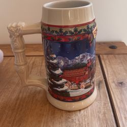 Budweiser Old Towne Holiday Stein