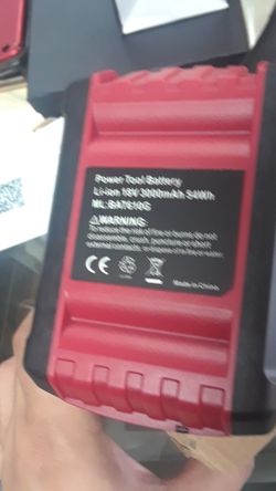 Batteries for electric tools. 18V 3000mAh 54 Wh