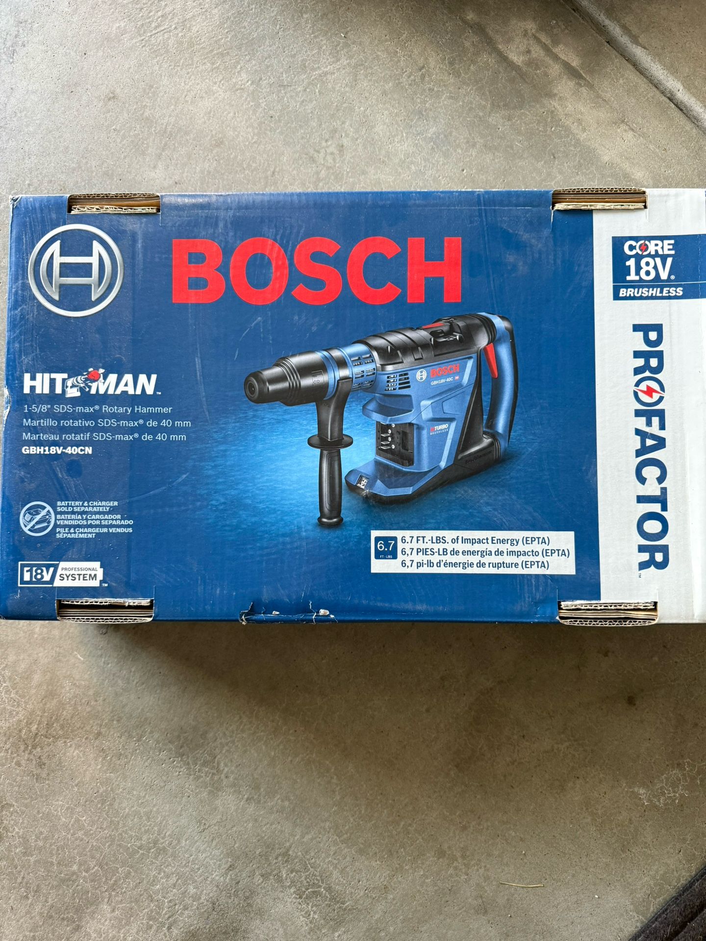 Bosch Hitman 1-5/8” SDS Max Rotary Hammer