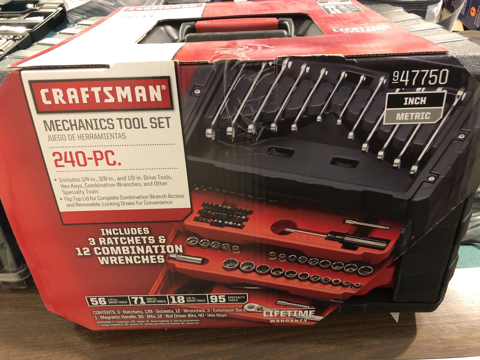 Craftsman mechanics 240 piece tool set for Sale in Bay Shore, NY - OfferUp