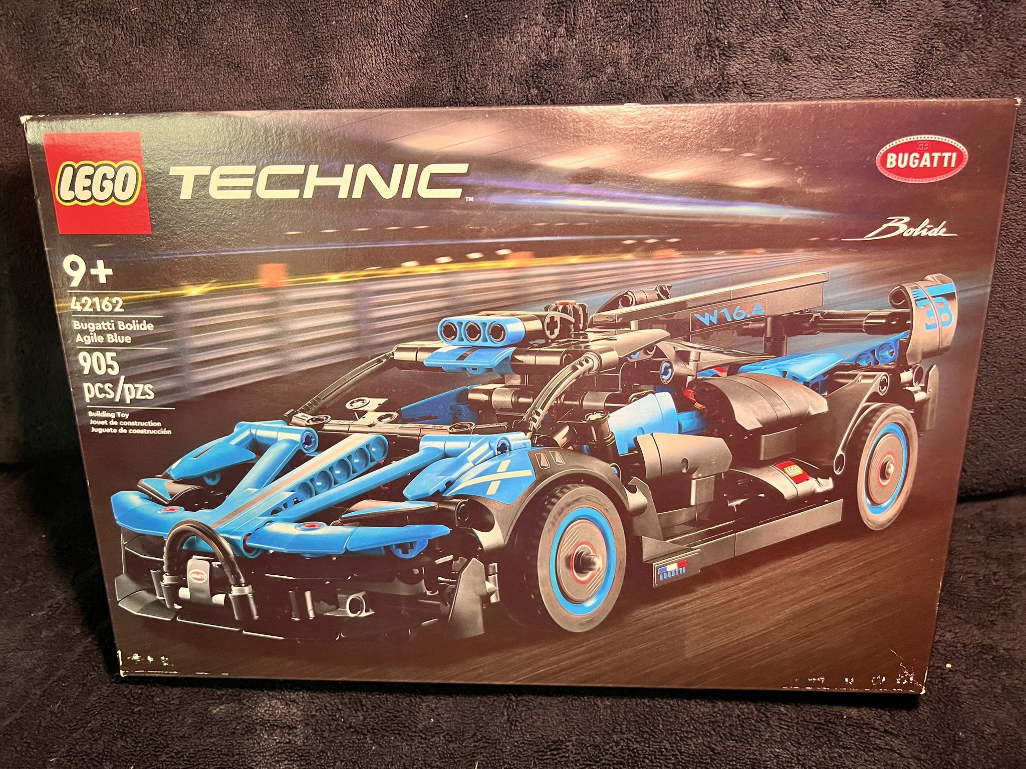 Lego Technic 42162 Bugatti Bolide Agile Blue 905 pcs/pzs
