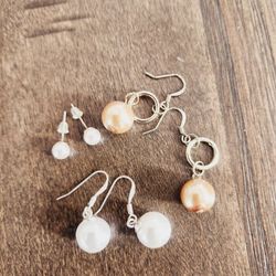 Cute Small Pearl Earings