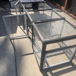 New Assembled Chicken Coop Run Rabbit Hutch