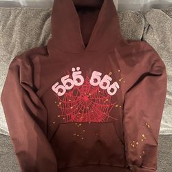 Sp5der Hoodie 555 Brown