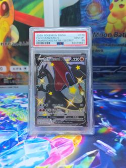 PSA 10 🔥 Shiny Charizard V