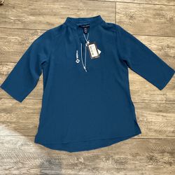 Devon & Jones Ladies' Merick blouse/ shirt q zip