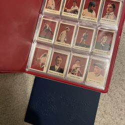 CRACKER JACK GROUP OF 50 CARDS, album & RARE book on players.