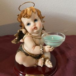 Michael Collection Cherub Candle Holder