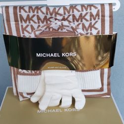 🎄 Michael Kors Women's 3 Piece Scarf Set 🎄