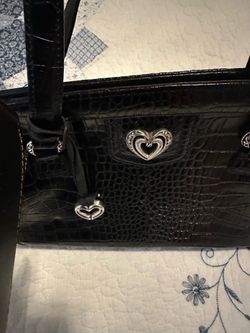 Brighten MINT condition Leather Snakeskin Shoulder/Hand Bag