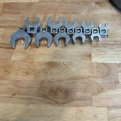 Wright Tool Tools Crowfeet Wrenches 3/8 One Piece Is Snap On Replacement 