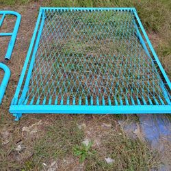 Vintage Metal Full Bed Frame