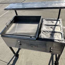 Taco Cart With Steam Tables