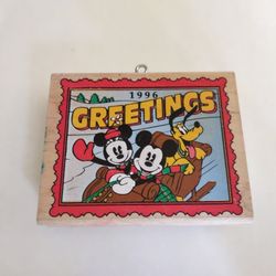 1996 Mickey Mouse Stampede Stamp