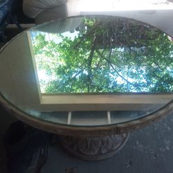 Mirror End Table 
