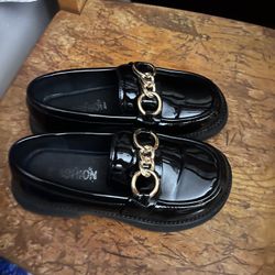 Kids Flat Leather Shoes