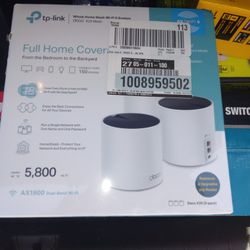 Wireless Router  | TP-LINK  AX1800 Whole Home Mesh Wi-Fi 6 System