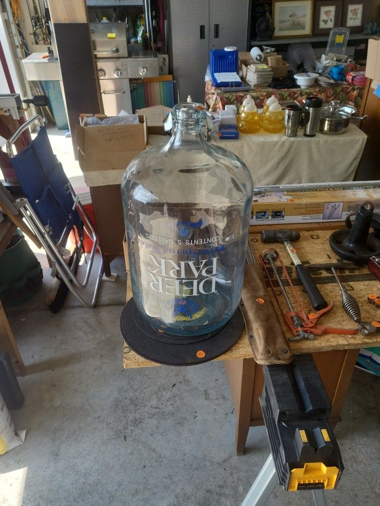 Deer Park Glass Water Bottle