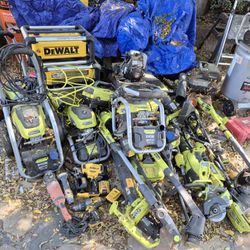 Power Tools For Parts Not Working (40 pieces)
Selling all together for Parts only only $250