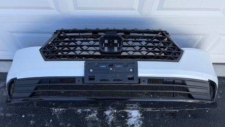 WHITE HONDA ACCORD FRONT BUMPER 2023 2024 2025 2026