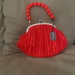Bijoux Terner Red Evening Bag