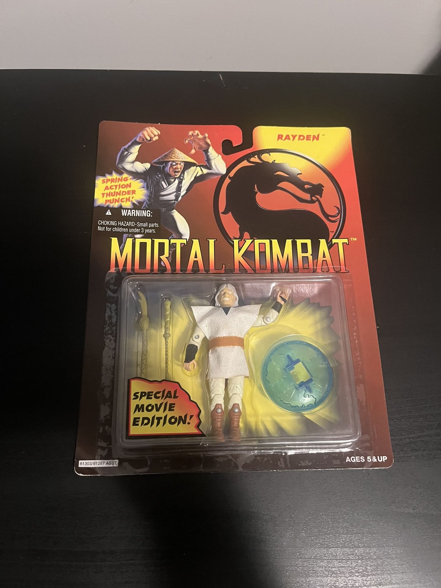 Rayden Raiden 1994 Mortal Kombat Action Figure Sealed New