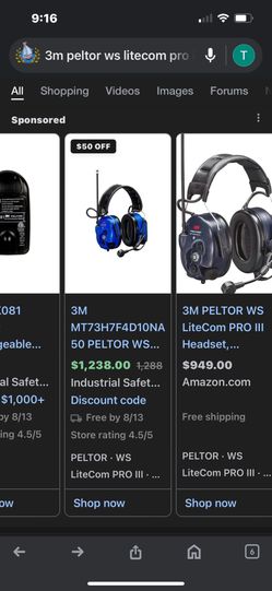 3M Peltor WS Lite Com Pro 111