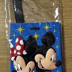 Disneyland Resort Mickey and Minnie Mouse Luggage tag