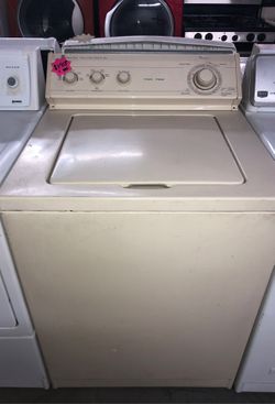 Washer whirlpool beige