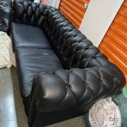 2 Leather Sofas 