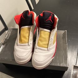 2006 “Fire red” 5 Retro Jordan Sz 12 