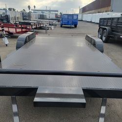 2024 Carson Trailer Black Deluxe Car Hauler  8.5 X 16