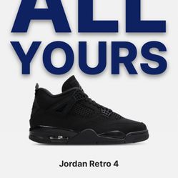 Air Jordan 4 Blk Cat