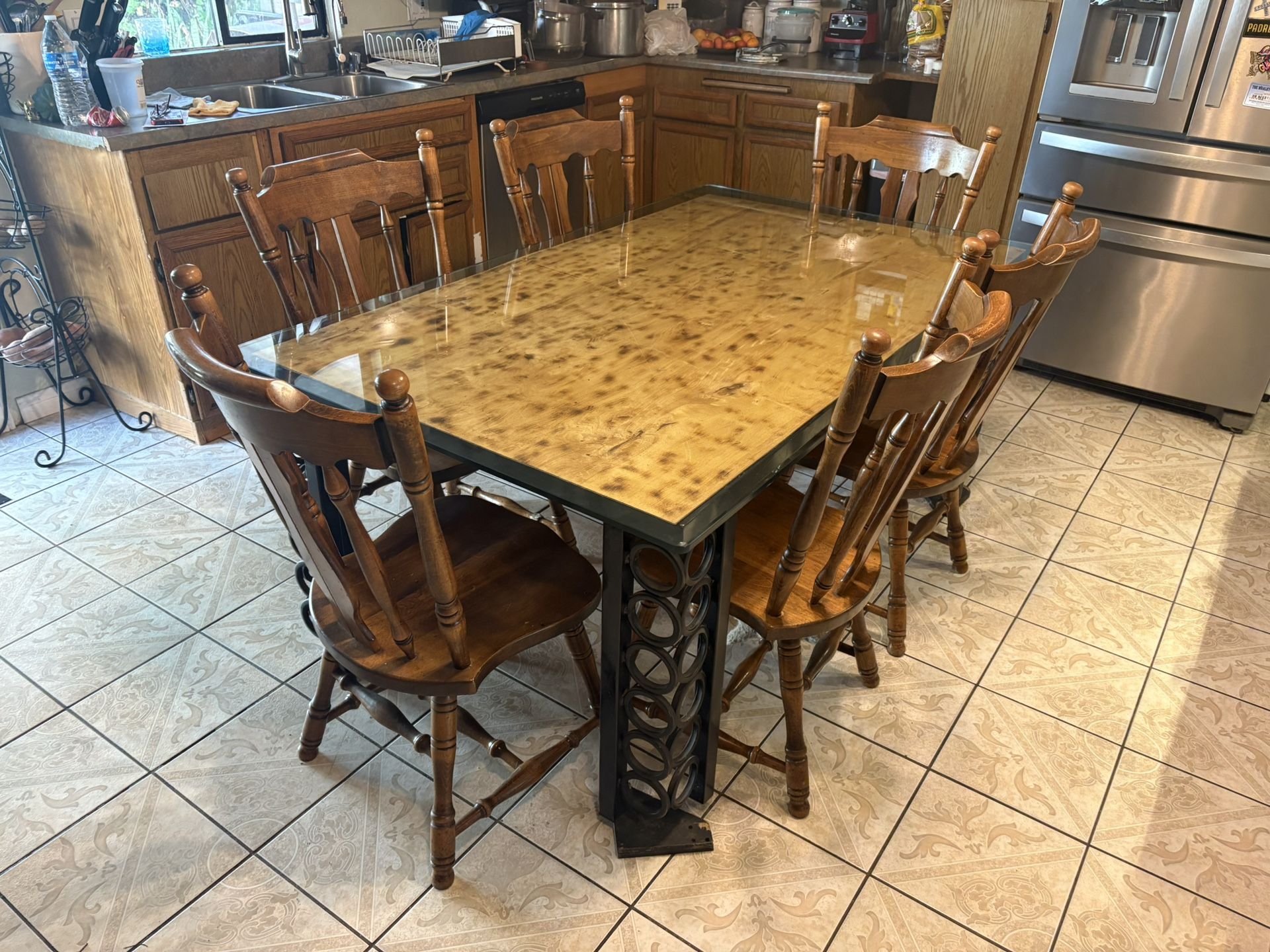 Diner Table For 6 With Chairs