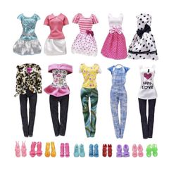 20pcs Doll Clothes for 11.5 Inch Girl Doll Casual Wear And Doll Accessories