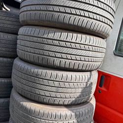 225/55r18 Hankook Tires Cón 80% De Vida Las 4