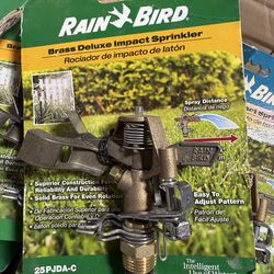 $7/ea box of 52  Rain Bird Brass Impact Sprinklers Adjustable