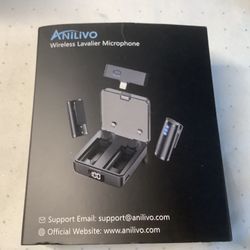 anilivo wireless lavalier microphone