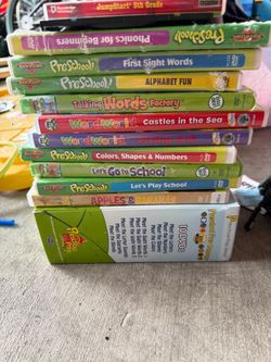 Educational DVDs bundle.