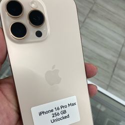 16 Pro Max Unlocked. Cash Or $50 Down W Approval 