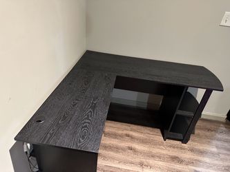 Black desk